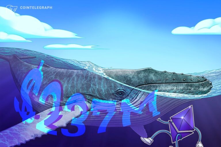 Ethereum Risks 25% Price Drop as “Massive Whale’”Moves $237m in ETH to Exchanges