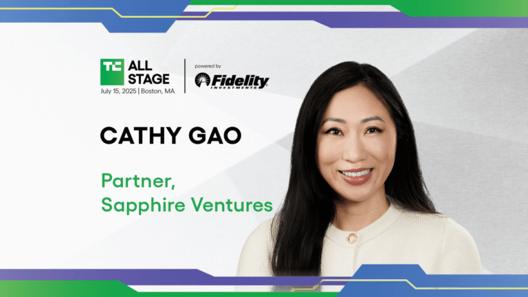 Cathy Gao’s bringing the real playbook to TC All Stage