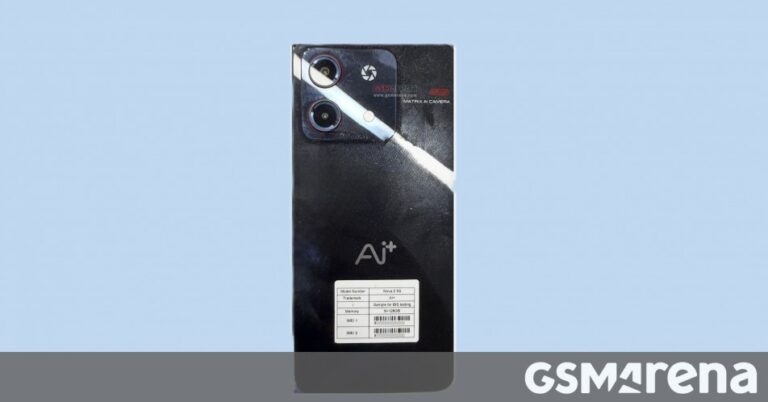 Exclusive: Here’s our first look at NxtQuantum’s AI+ Nova 2 5G smartphone