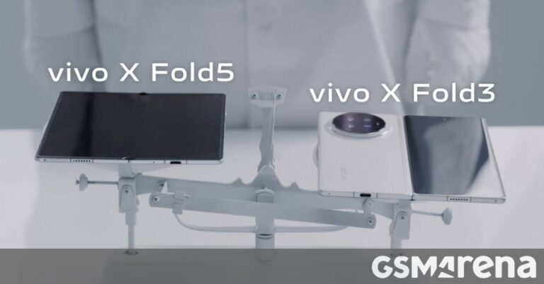 The vivo X Fold5 will weigh less than X Fold3’s 219g as teaser video shows