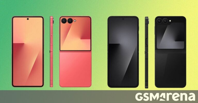 Galaxy Z Flip7 and Flip7 FE leak again, new renders offer best look yet