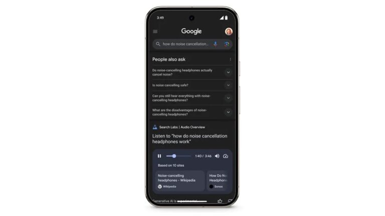 Google Search uses AI-generated podcast hosts to answer your questions