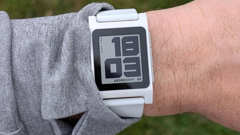 The spiritual sequel to the Pebble smartwatch is on track to ship in July