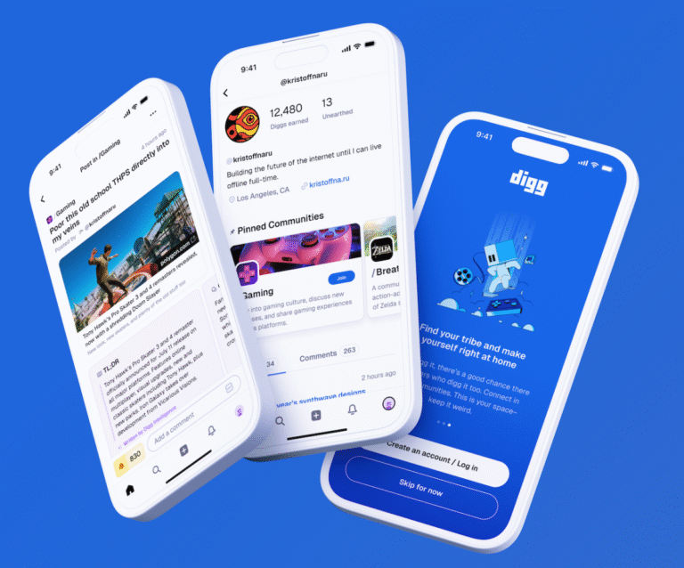 Here’s your first look at the rebooted Digg