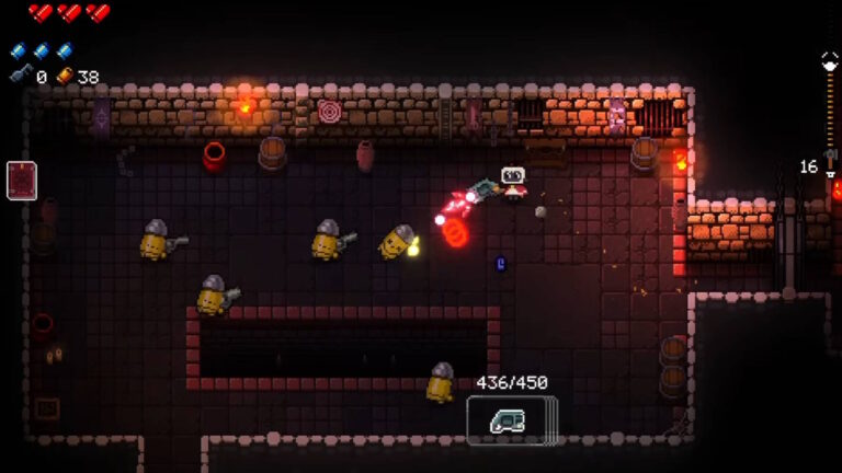 Enter the Gungeon is dodge rolling onto Android with online co-op
