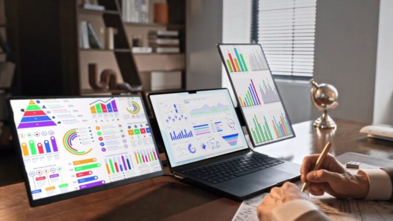 For just $359, one can add almost 6 pounds of weight to their laptop – but you’ll be multitasking like a pro