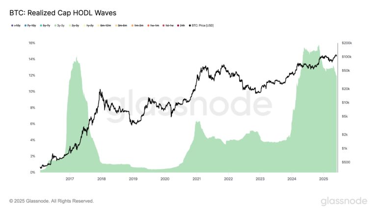 Bitcoin 3–5 Year Holders Slow Selloff—Waiting for Higher Prices?