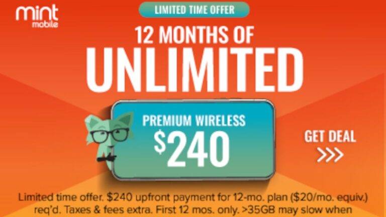 Mint Mobile brings back its best plan deals, but only for a limited time