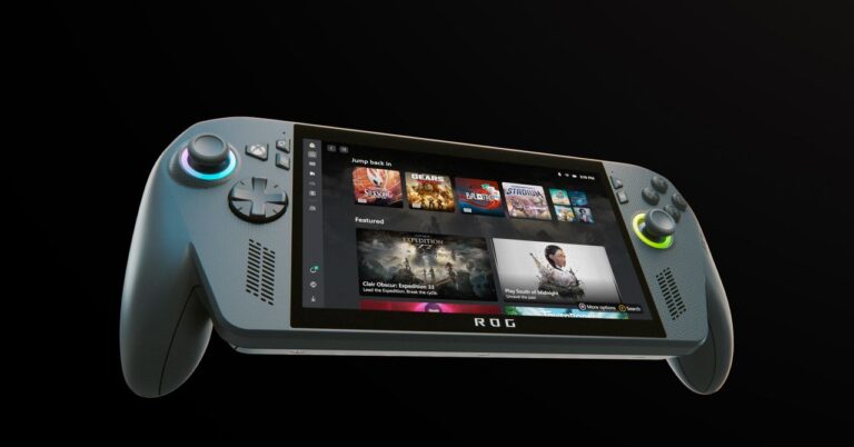 Microsoft Finally Gets Into the Handheld Game With ROG Xbox Ally