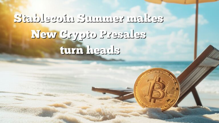 Stablecoin Summer Continues – 3 Hot New Crypto Presales Turn Heads