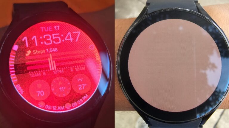 The Galaxy Watch 4’s red screen of death is on a rampage