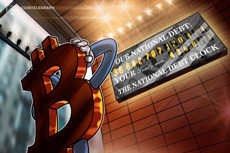 Bitcoin hit new highs as US debt rose to $36.6 trillion. Will macroeconomic data detail the BTC rally?