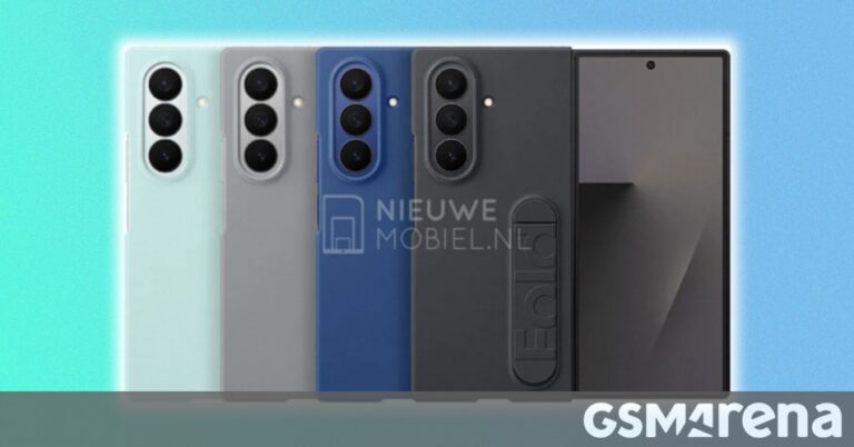 Galaxy Z Fold7’s official cases leak