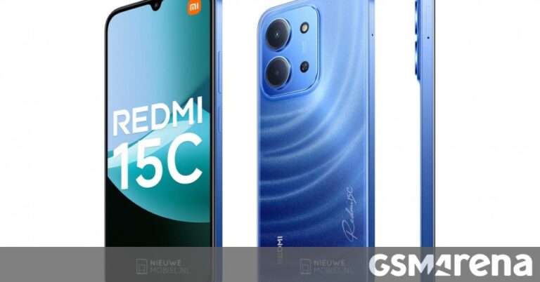 Redmi 15C images leak just as it gets certified alongside its Poco twin