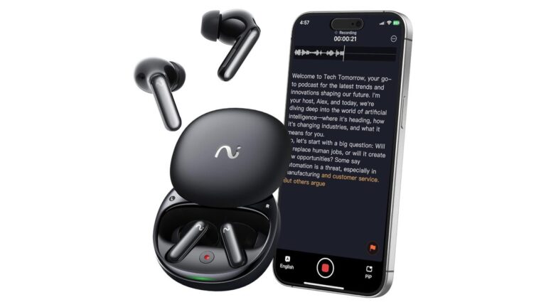 Smart earbuds for the office workday: record, annotate, enjoy music, 20% or more off!