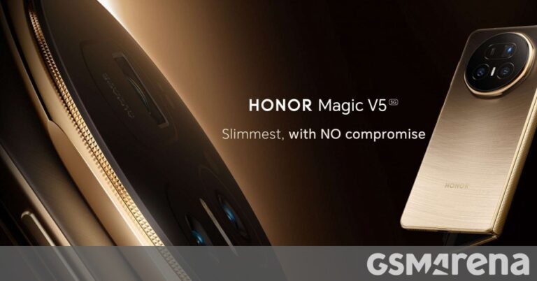 Honor Magic V5 is official – even slimmer body, bigger battery and better camera